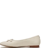 Sam Edelman Meadow Leather Bow Detail Ballet Flats