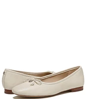 Sam Edelman Meadow Leather Bow Detail Ballet Flats