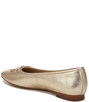 Sam Edelman Meadow Leather Bow Detail Ballet Flats