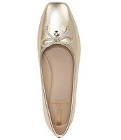 Sam Edelman Meadow Leather Bow Detail Ballet Flats