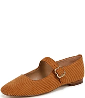 Sam Edelman Michaela Corduroy Mary Jane Flats