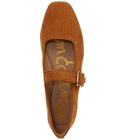 Sam Edelman Michaela Corduroy Mary Jane Flats