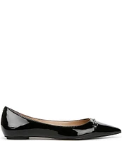 Sam Edelman Nori Patent Leather Bit Buckle Pointed Toe Flats