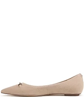 Sam Edelman Nori Suede Bit Buckle Pointed Toe Flats