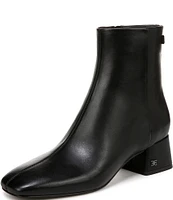 Sam Edelman Paige Leather Square Toe Dress Booties