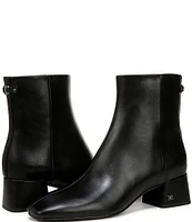 Sam Edelman Paige Leather Square Toe Dress Booties