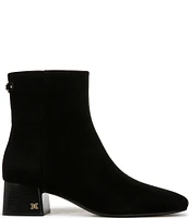 Sam Edelman Paige Suede Square Toe Dress Booties