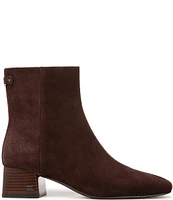 Sam Edelman Paige Suede Square Toe Dress Booties