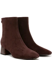 Sam Edelman Paige Suede Square Toe Dress Booties