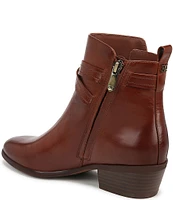 Sam Edelman Patty Leather Buckle Detail Booties