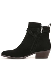 Sam Edelman Patty Suede Buckle Strap Booties