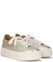 Sam Edelman Pippy Leather Lace-Up Platform Sneakers