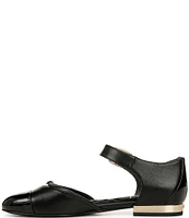 Sam Edelman Rylie Leather and Patent Cap Toe Mary Jane Flats