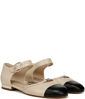 Sam Edelman Rylie Leather Cap Toe Mary Jane Flats