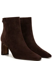 Sam Edelman Saige Suede Point Toe Dress Booties