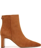 Sam Edelman Saige Suede Point Toe Dress Booties