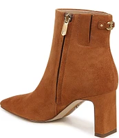 Sam Edelman Saige Suede Point Toe Dress Booties