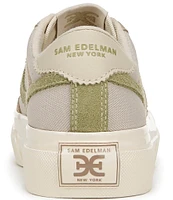 Sam Edelman Simone Suede Leather Platform Lace-Up Sneakers