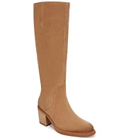 Sam Edelman Soyer Suede Block Heel Tall Boots