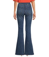 Sam Edelman Stretch Denim High Rise Flare Leg Jeans