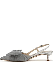 Sam Edelman Treena Fabric Slingback Bow Detail Pumps