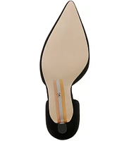 Sam Edelman Victoria Suede Cutout Pointed Toe Pumps