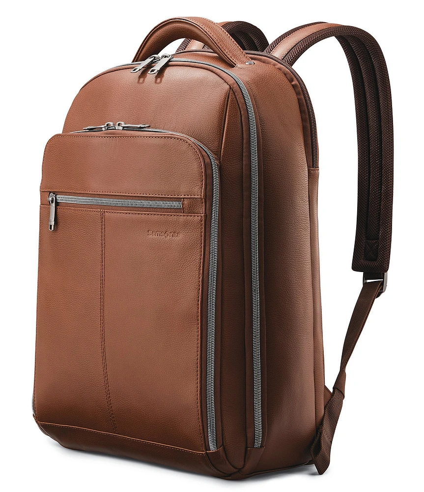 Samsonite Classic Full Size Deluxe Leather Backpack