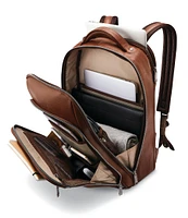 Samsonite Classic Full Size Deluxe Leather Backpack