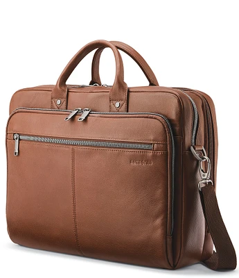 Samsonite Classic Leather Toploader Brief Case