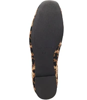 Sanctuary Blast Knit Leopard Print Stretch Knit Loafers