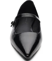 Sanctuary Clamour Leather Pointed Toe Mary Jane Flats