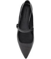 Sanctuary Clamour Leather Pointed Toe Mary Jane Flats