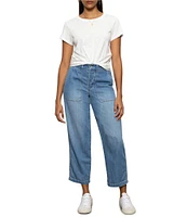 Sanctuary Cruiser Chino Subtle Barrel Leg Pants