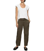 Sanctuary Cruiser Semi High Rise Chino Barrel Pants