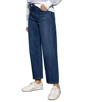 Sanctuary District Column Standard Rise Straight Leg Ankle Jeans