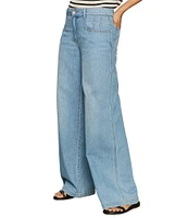 Sanctuary Highland Wide Leg Relaxed Denim Jeans