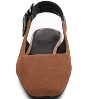 Sanctuary Kitchy Suede Slingback Flats