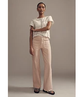 Sanctuary Marine Standard Waist Patch Pocket Wide Leg Pants