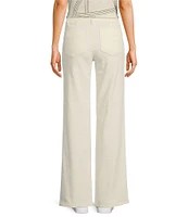 Sanctuary Marine Standard Waist Patch Pocket Wide Leg Pants