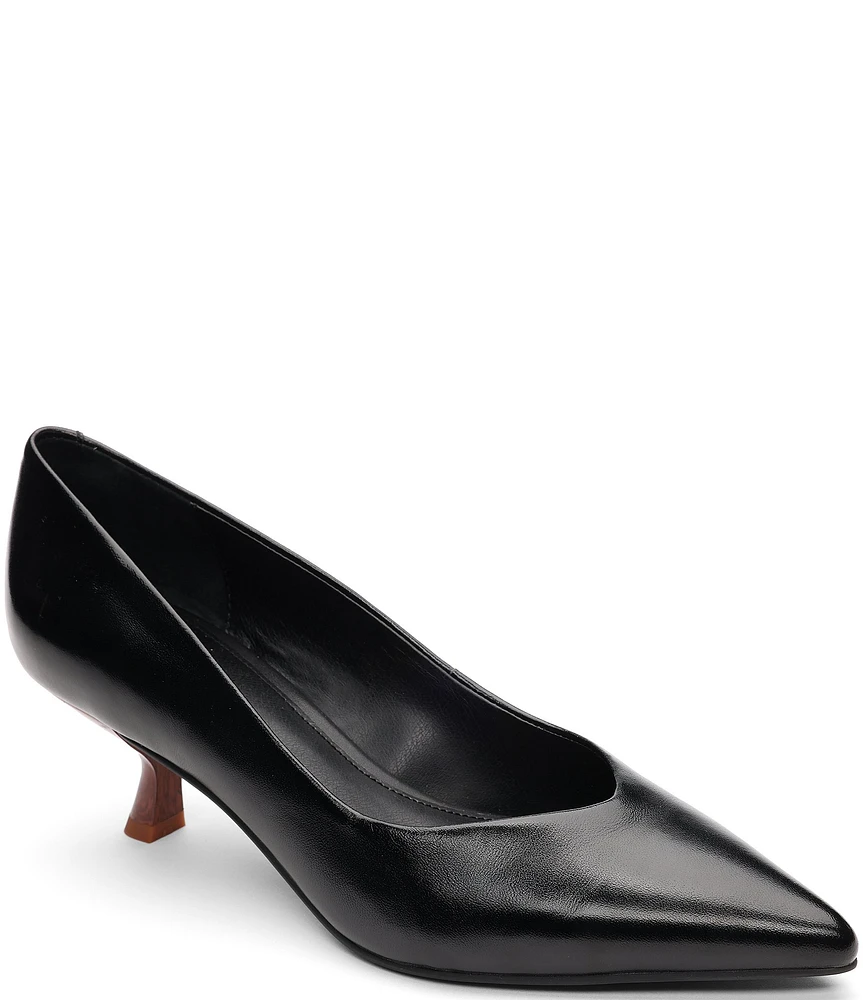 Sanctuary Padma Leather Kitten Heel Pumps