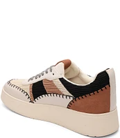 Sanctuary Peace Stretch Knit Leather Platform Sneakers