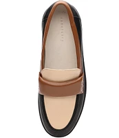 Sanctuary Peacemaker Leather Platform Loafers