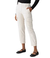 Sanctuary Polished Cargo Mid Rise Relaxed Pants