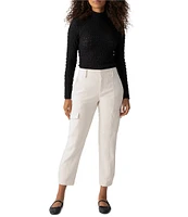 Sanctuary Polished Cargo Mid Rise Relaxed Pants