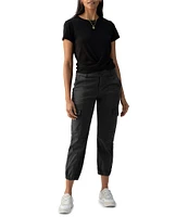 Sanctuary Rebel Cargo Ankle Mid Rise Relaxed Fit Pants