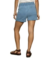 Sanctuary Renegade High Rise Patch Pocket Denim Shorts