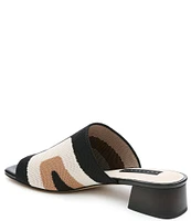 Sanctuary Rumble Color Block Print Knit Sandals