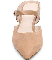 Sanctuary Spark Suede Nappa Leather Dress Mules