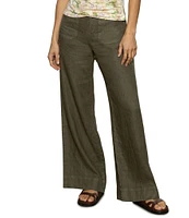 Sanctuary The Linen Marine Wide Leg Pants