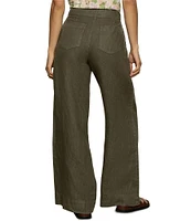 Sanctuary The Linen Marine Wide Leg Pants